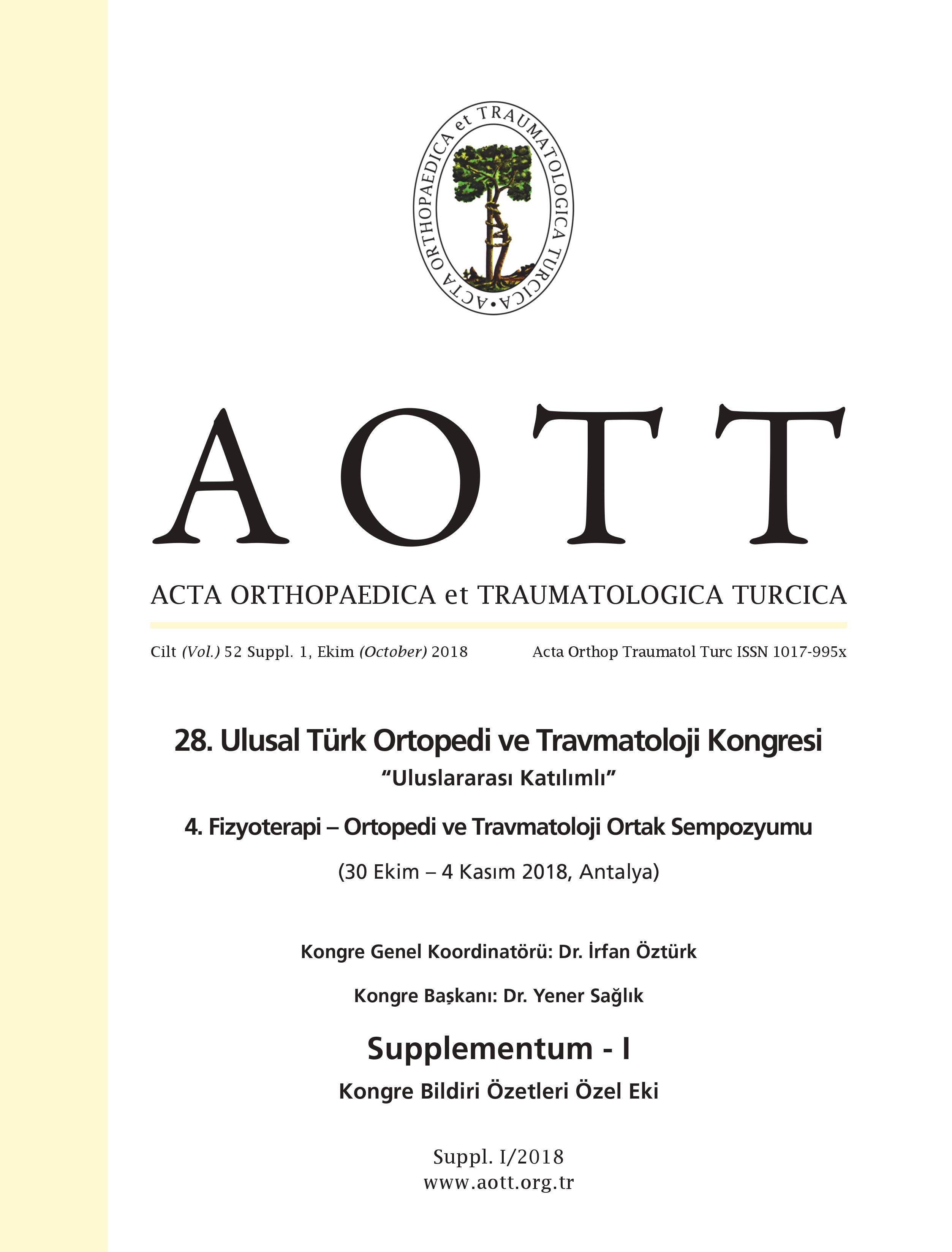Acta Orthopaedica et Traumatologica Turcica
